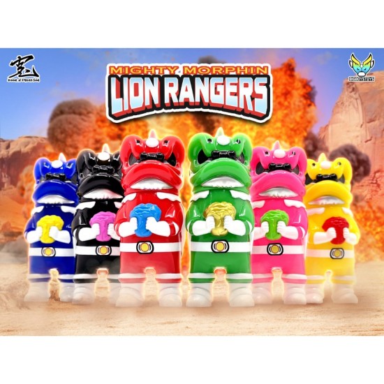 LionKid 獅仔 LionKid Rangers version (red & black Ranger set )